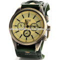 2015 pulsera de cuero 3 reloj de cuero de la vendimia de la decoración del dial